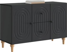 vidaXL Ντουλάπι TV Μαύρο 89 x 34,5 x 60 εκ. Επεξεργασμένο Ξύλο