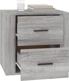 vidaXL Κομοδίνο Γκρι Sonoma 50x39x47 εκ.