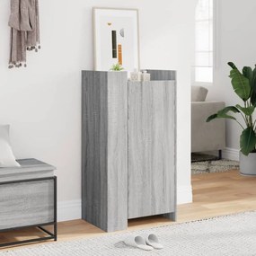 VidaXL Παπουτσοθήκη Γκρι Sonoma 52x37,5x100 εκ. από Επεξεργ. Ξύλο