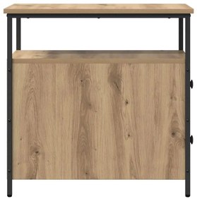 vidaXL Κομοδίνο artisan δρυς 30 x 60 x 60 εκ. Επεξεργασμένο ξύλο