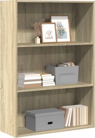 vidaXL Βιβλιοθήκη Sonoma Δρυς 80x30x114 εκ. από Επεξεργασμένο Ξύλο