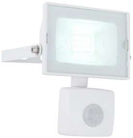 Προβολέας LED 10W IP65 750Lm Κινητός Βραχίονας Ανιχνευτής Κίνησης Helga I Globo Lighting-34247WS-Λευκό 34247WS