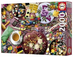 Παζλ Educa The Sewing Table 2000 Τεμάχια