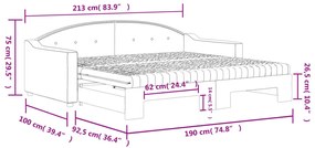 ΚΑΝΑΠΕΣ ΚΡΕΒΑΤΙ ΣΥΡΟΜΕΝΟΣ ΜΑΥΡΟ 90X190 ΕΚ. ΎΦΑΣΜΑ ΣΤΡΩΜΑΤΑ 3197560