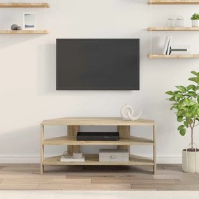 vidaXL ΓωνιακήΒάσηΤηλεόρασης Δρύς Sonoma 102x40,5x45εκ