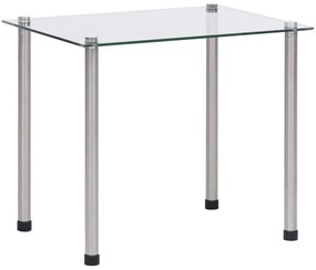 vidaXL Τραπεζάκια Ζιγκόν Σετ 3 τεμ. Διαφανή από Ψημένο Γυαλί