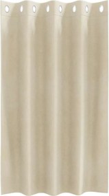 vidaXL Κουρτίνες συσκότισης 2 pcs Κρεμ 140 x 140 cm Βελούδο