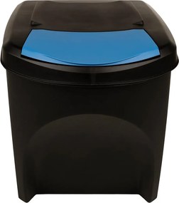 vidaXL Κάδοι Απορριμμάτων Στοιβαζόμενοι 3 τεμ. Ανθρακί 75 L