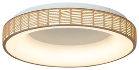 Πλαφονιέρα Οροφής Paper Fest Φυσικό Χρώμα 41xH10,5cm Led max 44w 2100lm CCT 3000-6000K Dimmable by Remote Control Sun Light FORTE-40-Y