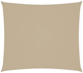 vidaXL Πανί Σκίασης Ορθογώνιο Μπεζ 2,5 x 3 μ. από Ύφασμα Oxford