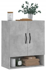 vidaXL Ντουλάπι Τοίχου Γκρι Σκυρ. 60x31x70 εκ. Επεξεργασμένο Ξύλο