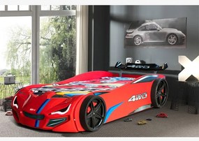Κρεβάτι Mini Racer Αυτοκίνητο 190x90εκ.