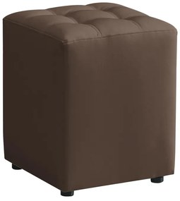 CUBE BROWN PU ΣΚΑΜΠΟ 35X35X42εκ.
