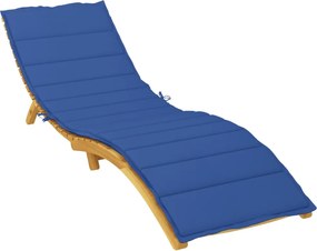 vidaXL Μαξιλάρια ξαπλώστρας Ύφασμα Oxford (100% πολυεστέρας) Μπλε Ρουά