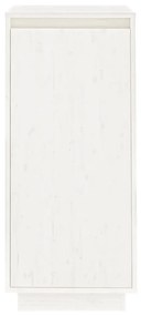 vidaXL Παπουτσοθήκη Λευκή 35 x 35 x 80 εκ. από Μασίφ Ξύλο Πεύκου