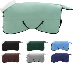 vidaXL Σαμάρι Ίππου Σκούρο πράσινο 125 cm Πολικές φλις