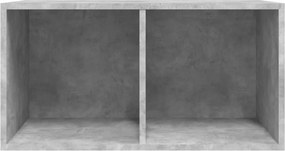vidaXL Έπιπλο Δίσκων Βινυλίου Γκρι Σκυρ. 71x34x36 εκ. Επεξεργ. Ξύλο