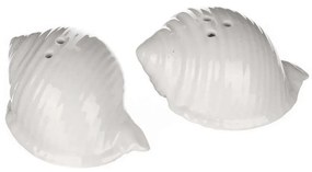 Αλατοπίπερο Κοχύλια Σαλίγκαροι (Σετ 2Τμχ) SH8474 6,4x4x4,7cm White Πορσελάνη