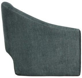 Πολυθρόνα Berza ανθρακί ύφασμα 76x76x71εκ 76x76x71 εκ.