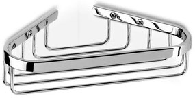 Geesa Basket 170 Chrome Σπογγοθήκη - θήκη μπουκαλιών γωνιακή 26 x 33,5 x 9εκ.