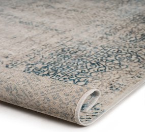 Χαλί Διαδρόμου (67x140) Βιοκαρπέτ Gossip 9186A Cream Blue
