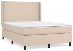 ΚΡΕΒΑΤΙ BOXSPRING ΜΕ ΣΤΡΩΜΑ ΚΑΠΟΥΤΣΙΝΟ 140X190ΕΚ.ΑΠΟ ΣΥΝΘ.ΔΕΡΜΑ 3132380