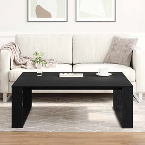 vidaXL Τραπεζάκι σαλονιού Μαύρη Οξυά 100 x 100 x 35 cm