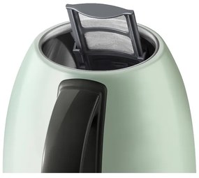 Ηλεκτρικός βραστήρας BUYDEEM K640, 2400W, 1.7 l, προστασία ξηρού βρασμού, χωρίς BPA, LED, ανοιχτό πράσινο