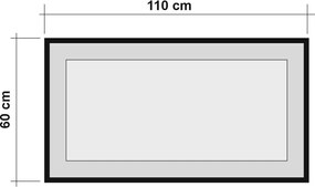 Decorative Chipboard Mirror Quantum İdea 110 Atlantic Pine
Black