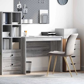 vidaXL Γραφείο Γκρι sonoma 90 x 50 x 76 εκ. Επεξεργασμένο ξύλο