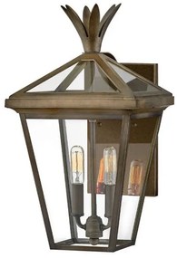 Φανάρι Απλίκα Φωτιστικό Τοίχου 2xE14 IP44 45cm Palma Elstead Lighting-HK-PALMA-M-BU-Μπρονζέ HK-PALMA-M-BU