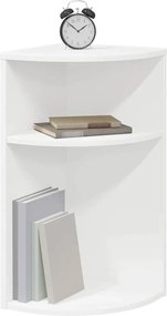 vidaXL End Table Λευκό 29,6 x 29,6 x 60 εκ Επεξεργασμένο ξύλο