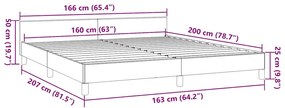 ΣΚΕΛΕΤΟΣ ΚΡΕΒΑΤΙΟΥ ΧΩΡΙΣ ΣΤΡΩΜΑ ΠΡΑΣΙΝΟ 160X200 ΕΚ. ΥΦΑΣΜΑΤΙΝΟ 347430