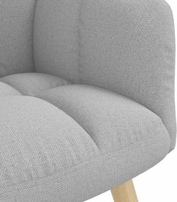 vidaXL Καρέκλα χαλάρωσης Cloud Grey Fabric