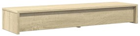 vidaXL Βάση Οθόνης με Συρτάρια Sonoma Δρυς 100x27x15 εκ. Επεξεργ. Ξύλο