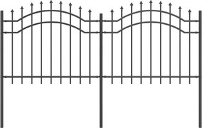 vidaXL Φράχτης Κήπου Woerden Γκρι 240 x 140 cm