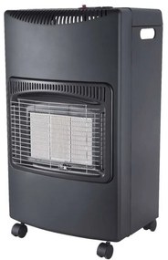 Σόμπα αερίου για θέρμανση Elite EGH-1401, 4200W, 3 επίπεδα, Πτυσσόμενο, 73x41.5x30 cm, Προστασίες, Μαύρο