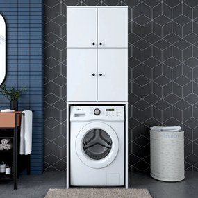 Ντουλάπι Πλυντηρίου Λευκό FECROIS 65x62.5x193.6