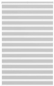 vidaXL Ζέβρα τυφλή Ανοιχτό Γκρι Πλάτος υφάσματος 135,9 εκ. Πολυεστέρας