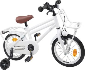 vidaXL Παιδικό Ποδήλατο 14 ίντσες για 3-5 ετών Λευκό