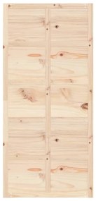 Πόρτα Αχυρώνα 100x1,8x214 εκ. από Μασίφ Ξύλο Πεύκου - Καφέ