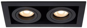 Φωτιστικό Χωνευτό Lucide 09926-02-30 CHIMNEY Μαύρο Ματ (Black Mat)