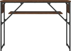 vidaXL Τραπέζι Κονσόλα Καφέ Δρυς 105 x 30 x 75 εκ. από Επεξεργ. Ξύλο