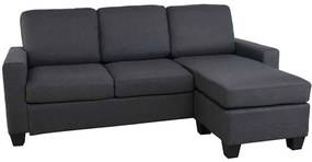Καναπές Portland Dark Grey E9585,1 203X140X85X88 cm Fabric