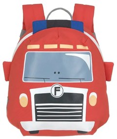 Laessig Tiny τσάντα πλάτης Drivers Fire Engine Red