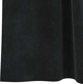 vidaXL Κουρτίνες συσκότισης 2 τμχ. Μαύρο 140 x 140 cm Βελούδο