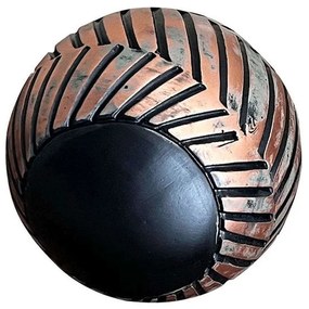 Διακοσμητικό Αντικείμενο 0038-223-046 10x10x10cm Black-Bronze Polyresin