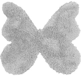 Παιδικό Χαλί LIGHT GREY SHADE BUTTERFLY 120-x-120-εκ