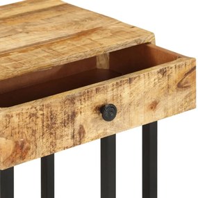 vidaXL Τραπεζάκι Βοηθητικό Σχήμα «U» 45x30x61 εκ. Μασίφ Ξύλο Μάνγκο