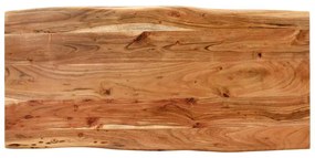 vidaXL Τραπεζαρία 110 x 50 x 76 εκ. από Μασίφ Ξύλο Ακακίας